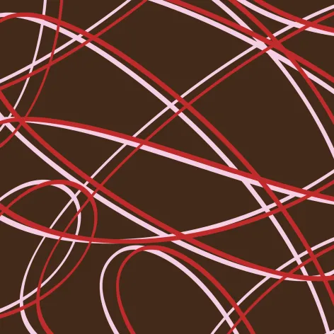 Transfer Sheets; Swirls Pink and Red - Bag of 5